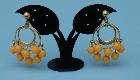 Boucles d'oreille clip rétro