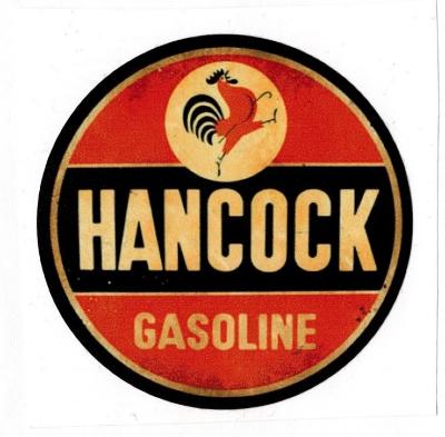 Sticker Hancock Gasoline