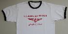T-shirt US Naval Air Station Sanford Florida - dessin rouge