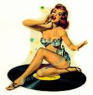 Décalcomanie de pin up