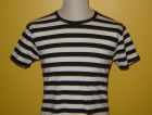 T-shirt rayé noir et blanc