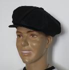 Casquette Gatsby Hanna Hats of Donegal - Lin noir