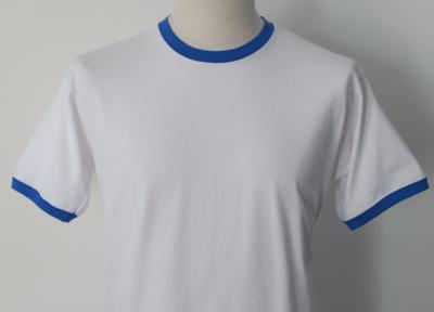 T-shirt rétro style Marlon Brando - blanc et bleu roi