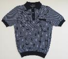 Polo bleu style années 50 - Taille M/L