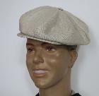 Casquette Gatsby Hanna Hats of Donegal - Lin couleur naturel