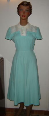 Robe amricaine vintage des annes 1940-1950 / Vintage 1940s 1950s dress