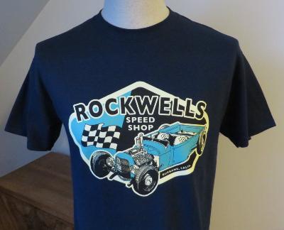 T-shirt Burbank Rockwells Speedshop - bleu - Taille S