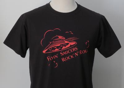 T-shirt Flyin' Saucers Rock'n'Roll - noir - Taille L