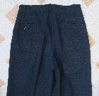 Pantalon noir moucheté des années 40 - Taille fr. 38 (Waist 30")