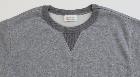 Sweatshirt rétro bicolore gris