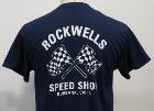 T-shirt Burbank Rockwells Motorcycle bleu