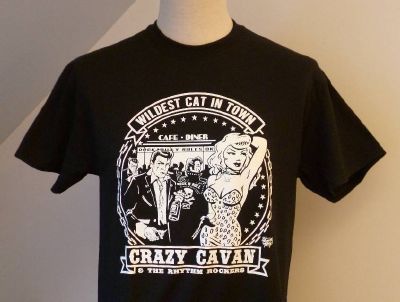 T-shirt Crazy Cavan "Wildest Cat in Town" - Taille M et L
