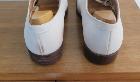 Chaussures vintage des années 1960 en nubuck blanc - Pointures 45
