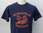 T-shirt Indianapolis Speedway - bleu - dessin orange