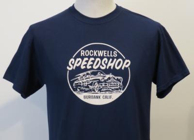 T-shirt Burbank Rockwells Speedshop - bleu foncé