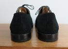 Chaussures rétro en nubuck noir - Pointure 44