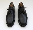 Chaussures vintage en cuir marron/noir - Pointure 43,5