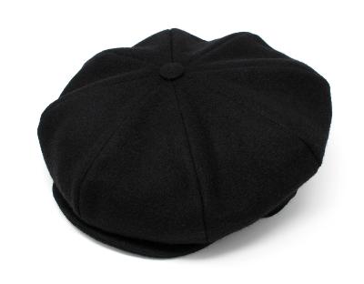 Casquette Gatsby Hanna Hats of Donegal - Tweed noir