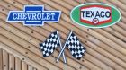 Lot de 3 patchs Texaco / Chevrolet / drapeau de course