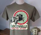 T-shirt Burbank Rockwells Speedshop - kaki clair - Taille S