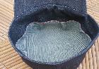 Casquette de cheminot US en jean selvage