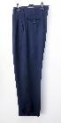 Pantalon en gabardine bleu des années 50 - Taille fr. 44
