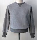 Sweatshirt rétro bicolore gris