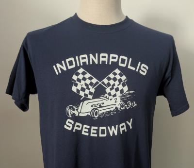 T-shirt Indianapolis Speedway - bleu - dessin blanc
