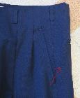 Pantalon en gabardine bleu des années 50 - Taille fr. 44