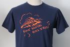 T-shirt Flyin' Saucers Rock'n'Roll - bleu/orange