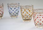 Lot de 6 verres à liqueur vintage des années 60