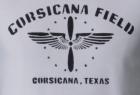 T-shirt USAAF Corsicana Texas - manches longues blanc et noir