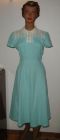 Robe amricaine vintage des annes 1940-1950 / Vintage 1940s 1950s dress