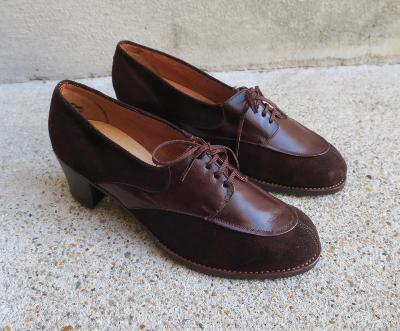  Chaussures vintage des années 1940 - Pointure 35,5 et 36,5